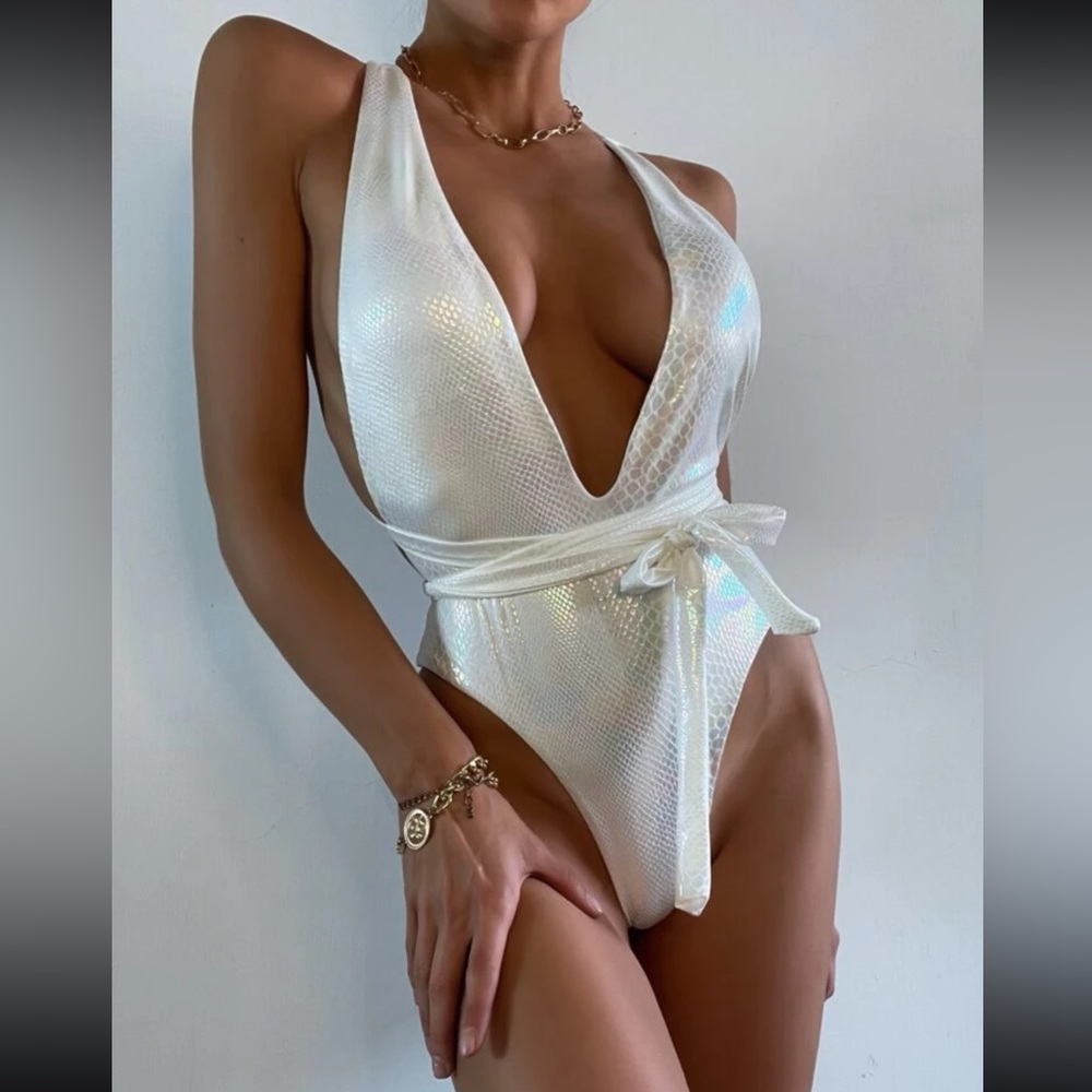 Metallic snakeskin Onepiece